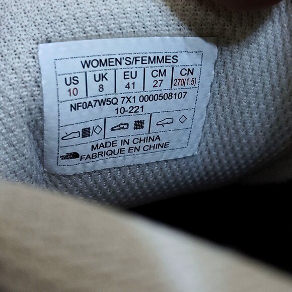 The North Face Hypnum Trail Running Shoe 3.5 mm Lugs Durable Traction WMNS US 10 - Picture 12 of 12